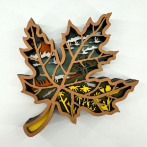 990209 Maple Leaf Plaid Table Top