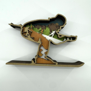 990210 Skier Table Top