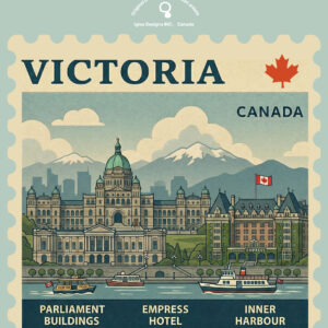 vi0301 Landscape Collage sticker