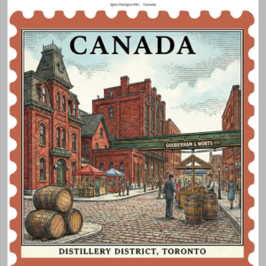 t0307 Distillery District sticker