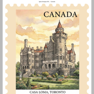 t0308 Casa Loma sticker