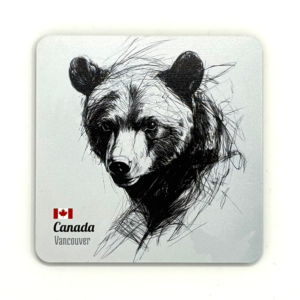 990406 Bear Sketch Coaster