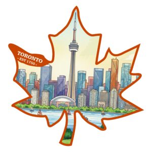 t0501 Maple Leaf magnet