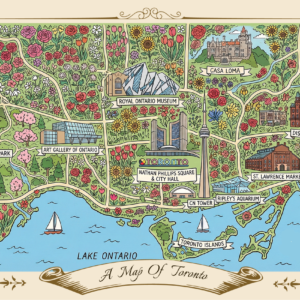 t0601 Toronto Grand Map magnet