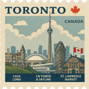 t0905 Landmark Stamp magnet