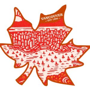 v0501 Woodcut Panorama magnet