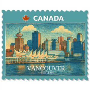v0907 Postage Magnet
