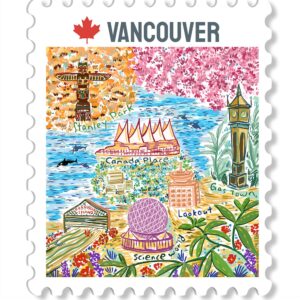 v0911 Postage Magnet