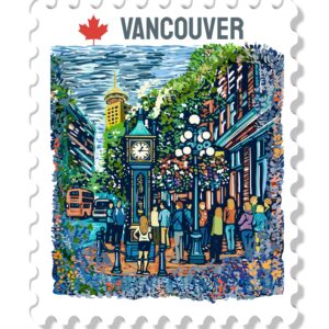 v0913 Postage Magnet