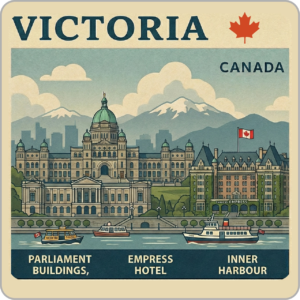 vi0401 Landscape Collage Coaster