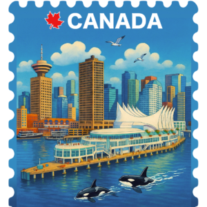 v0301 Vancouver Waterfront sticker