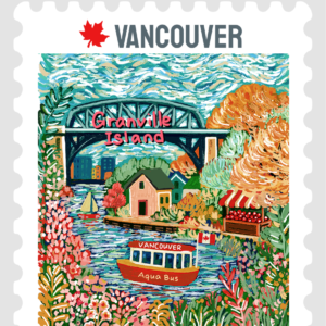 v0303 Granville Island Hand-Drawn sticker