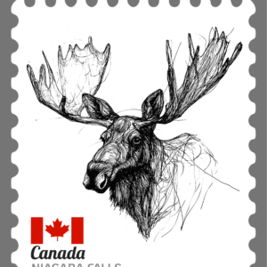 n990302 Moose Sticker