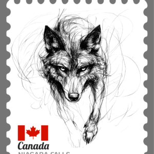 n990304 Wolf Sticker