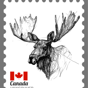 v990311 Moose Sticker