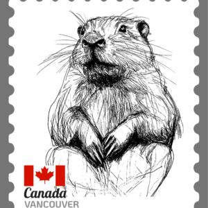 v990312 Beaver Sticker